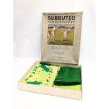 A vintage Subbuteo Table Cricket, Club Edition. The Replica Of Test & County Cricket.