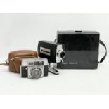 2 vintage cameras.