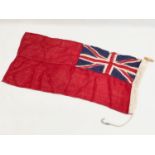 A vintage Naval Union Jack. 65x34cm