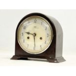 A vintage Art Deco Bakelite mantle clock by Smiths Enfield. With key and pendulum. 22x12x20cm
