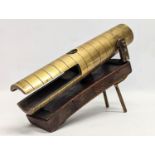 A late 19th / early 20th century musical instrument, engraved J. C. Deagan, Chicago. 25x17cm