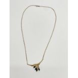 A 9ct gold necklace. 4.49 grams.