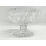 A large Tyrone Crystal bowl. 22x16cm