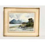 A watercolour by I. Beaumont. Dated 1931. Painting measures 38x28cm. Frame 55x44cm.