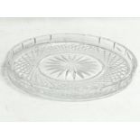 A vintage Waterford Crystal cake plate. 27cm