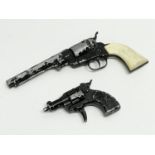 2 vintage toys pistols. Jetomatic and Mustang.