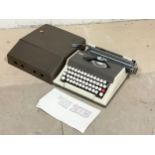 A vintage type writer.