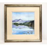 A Jean Blair oil painting. 40cm with frame, 24cm without frame.