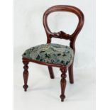 A Victorian style dolls chair. 44cm