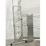 A large alloy ladder