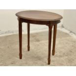 An early 20th century Adams style mahogany side table. 74x52x72cm