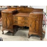 A large early 20th century mahogany sideboard.