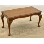 A vintage Burr Walnut coffee table.