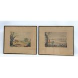 A pair of Early - Mid 19th century aquaprints, drawn and engraved by Robert Havell Jr. Titled '