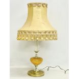A tall vintage table lamp. Base measures 42cm