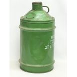 A large vintage Castrol 25 litre oil drum. 58cm