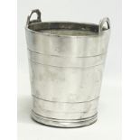 An early 20th century silver plated ice bucket. J.M.C. 18.5x23cm
