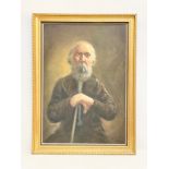 A continental oil portrait of a gentleman. Signed Roca. 59x85cm. Frame 73x98.5cm