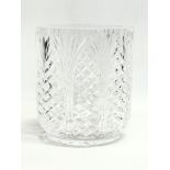 A Tyrone Crystal ice bucket. 17.5x20cm.