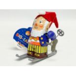 A tinplate windup ‘Big Ears’ Noddy skier. The Toys Museum, Singapore. 15cm