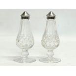 A pair of Waterford Crystal ‘Lismore’ pattern shakers. 15.5cm