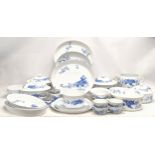 34 pieces of Royal Worcester dinnerware, including tureens, platters, soup bowls, etc.