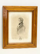 An original pencil drawing by Alfred d’Orsay (1801-1852) of Quintin Dick, a member of United Kingdom