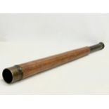 A W. Ottway & Co LTD World War 2 telescope. Dated 1944. Earling London. No 1219. Crows feet stamp.