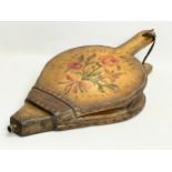 A Victorian hand painted bellows. 45cm