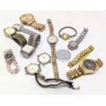 A collection of watches, including Sekonda, etc