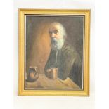 A continental oil portrait of a gentleman. from Cambridge LTD, Dublin. 59x74.5cm. Frame 73x88.5cm