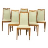 A set of 6 G-Plan Fresco Mid Century teak dining chairs.