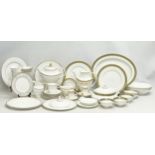 A collection of 50 Royal Doulton tea and dinner ware. Including Royal Doulton Belvedere platter,