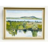 An oil painting by Cyril Murray. Scrabo Tower. Painting 60x45cm. Frame 69x54cm.
