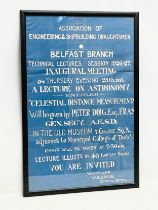 A 1920’s Inaugural Meeting for the Association of Engineering & Shipbuilding Draughtsmen, Belfast