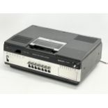 A vintage Sanyo model VTC 9300 Betacord Video Cassette Recorder. 51x38x20cm
