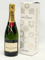A bottle of Limited Edition Moët & Chandon Imperial Brut champagne in box. 750ml.