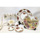 A quantity of Royal Albert "Old Country Roses." Including telephone, 1980 Calender Plate, etc.