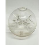 A 1960’s French hand blown glass Huilier Ball. By Creation MB.