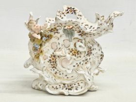 A late 19th century Volkstedt German porcelain bowl. Circa 1880. 14x11.5cm