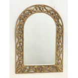 A vintage ornate gilt framed mirror. 56x79cm