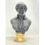 A bust of Mozart. 42.5cm
