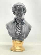 A bust of Mozart. 42.5cm