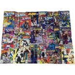 A collection of 1980s X-Men Comic books including Wolverine, The New Mutants, etc.