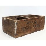 A vintage wooden crate. 33x19x12.5cm