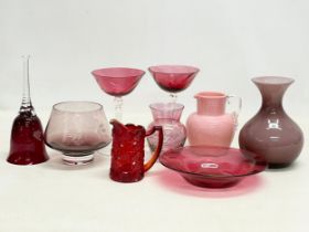 A collection of Art Glass.