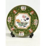 4 19th century plates. A John Denton Baxter ‘Celtic’ China dinner plate. 2 Ashworth & Bros dinner/