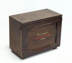 A vintage Paragon First Aid case. 25x13x20cm