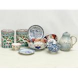 A collection of early 19th/early 20th century Chinese, Japanese and English porcelain.