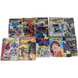 A collection of 1980s Spiderman comic books